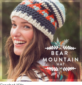 woman in crocheted beanie